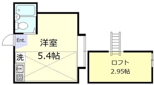 ライフピア東中野B棟の物件間取画像